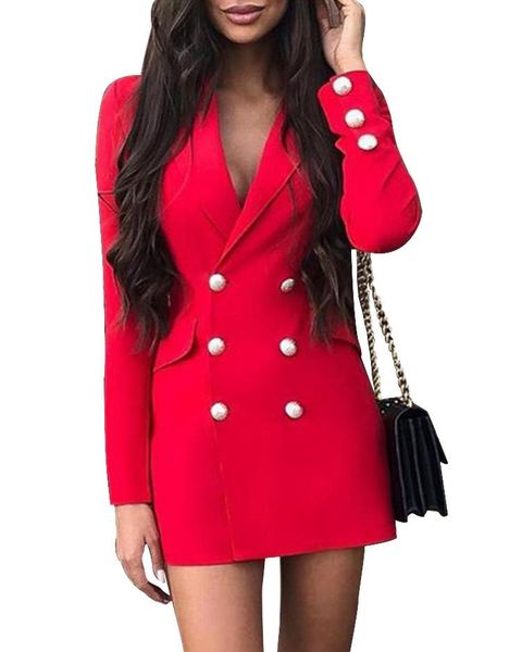 casual dresses estenala women notched lapel collar double breasted pocket blazer dress chic elegant long sleeve office lady spring fall, Black;gray
casual dresses estenala women notched lapel collar double breasted pocket blazer dress chic elegant long sleeve office lady spring fall, Black;gray