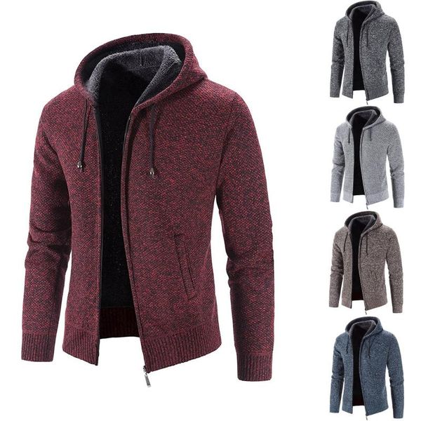 men's jackets solid color hooded men fashion leisure autumn winter long sleeve warm males outdoor sportwear, Black;brown
men's jackets solid color hooded men fashion leisure autumn winter long sleeve warm males outdoor sportwear, Black;brown