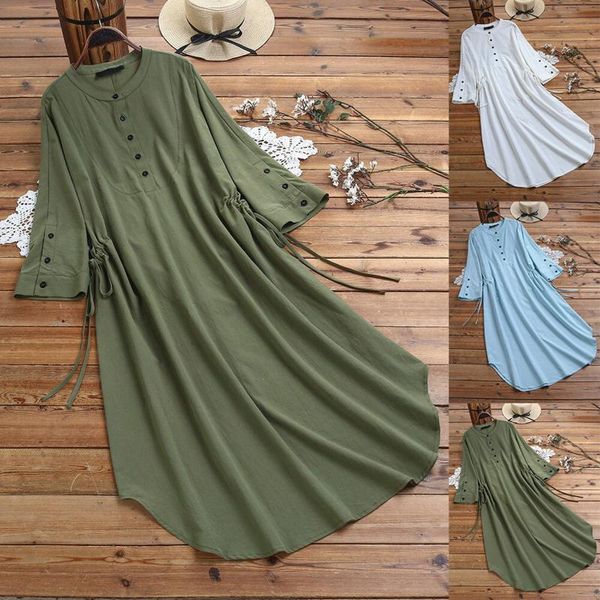 casual dresses plus size shirt dress summer cotton elegant loose waist long sleeve evening oversized women jurk, Black;gray
casual dresses plus size shirt dress summer cotton elegant loose waist long sleeve evening oversized women jurk, Black;gray