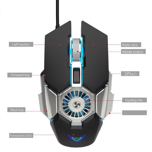 mice 6 buttons gaming usb wired professional mouse with fan cooling 6400dpi rgb for lapcomputer pc gamer mause
mice 6 buttons gaming usb wired professional mouse with fan cooling 6400dpi rgb for lapcomputer pc gamer mause