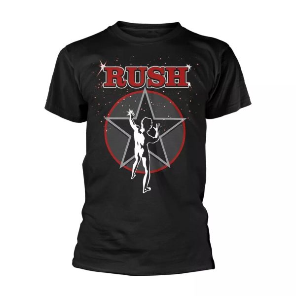 rush 2112 backprint licensed men t-shirt, White;black