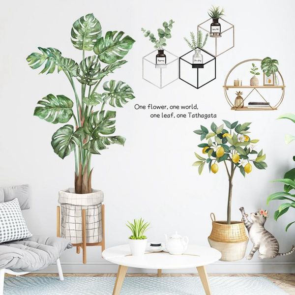 wall stickers nordic style green leaf pot living room bedroom kids rooms decor cute cat decals pvc home
wall stickers nordic style green leaf pot living room bedroom kids rooms decor cute cat decals pvc home