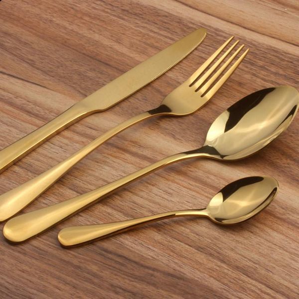 dinnerware sets 24pcs/set stainless steel luxury gold plated cutlery flatware set dinner knives fork spoon tableware 5 colors
dinnerware sets 24pcs/set stainless steel luxury gold plated cutlery flatware set dinner knives fork spoon tableware 5 colors
