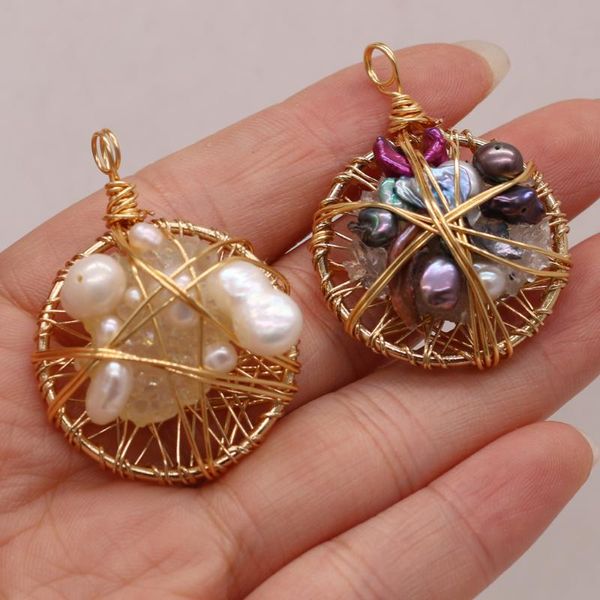charms freshwater pearl pendant copper wire winding natural pearls for jewelry making diy necklace earrings, Bronze;silver
charms freshwater pearl pendant copper wire winding natural pearls for jewelry making diy necklace earrings, Bronze;silver