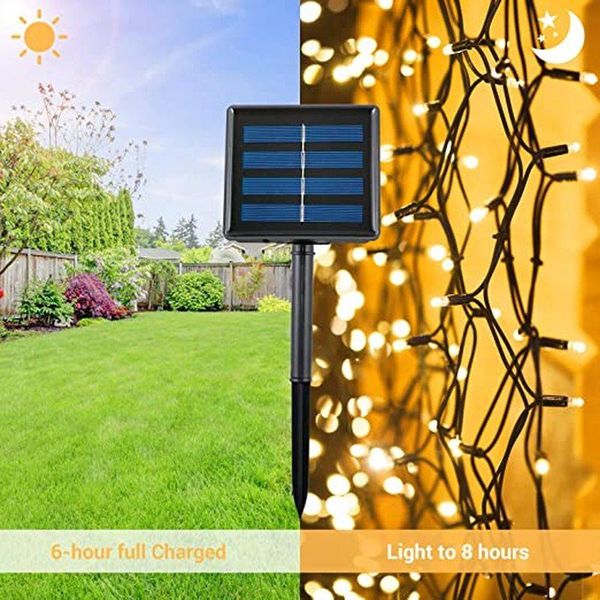 strings solar string lights outdoor garden waterproof 8 modes fairy for flower fence/gate/yard/trees/bbq/wedding decoration
strings solar string lights outdoor garden waterproof 8 modes fairy for flower fence/gate/yard/trees/bbq/wedding decoration