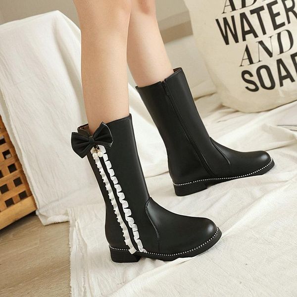 boots sweet lace for women platform shoes the knee pu leather black pink white autumn size 28 29 30
boots sweet lace for women platform shoes the knee pu leather black pink white autumn size 28 29 30