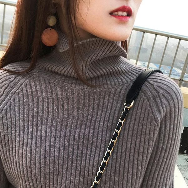 vintage thicken striped women sweaters autumn winter turtleneck pullovers jumpers female korean knitted femme 2021 women's, White;black
vintage thicken striped women sweaters autumn winter turtleneck pullovers jumpers female korean knitted femme 2021 women's, White;black