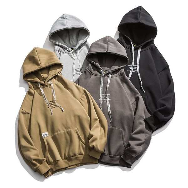 hoodies fashion fleece embroidered printing hooded sweater loose brand plush thickened warm youth top, Black
hoodies fashion fleece embroidered printing hooded sweater loose brand plush thickened warm youth top, Black