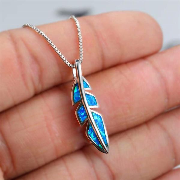 pendant necklaces charm female blue leaf necklace classic silver color chain for women trendy opal stone wedding
pendant necklaces charm female blue leaf necklace classic silver color chain for women trendy opal stone wedding