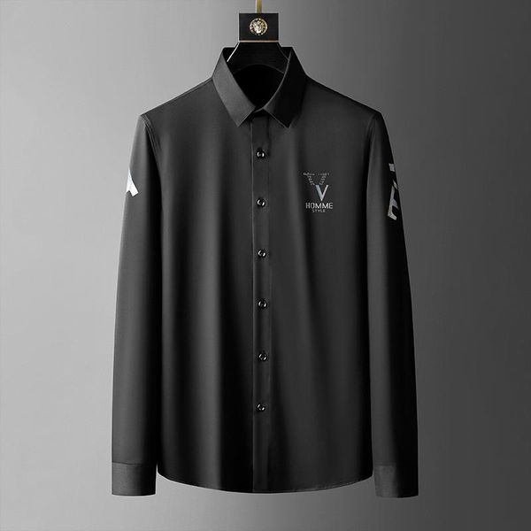 men's casual shirts letters rhinestone shirt long sleeve slim social business dress streetwear men clothing, White;black
men's casual shirts letters rhinestone shirt long sleeve slim social business dress streetwear men clothing, White;black