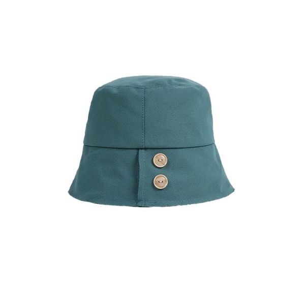 button bucket hat female summer korean-style versatile japanese-style harajuku outing college style sun-resistant wide brim hats, Blue;gray
button bucket hat female summer korean-style versatile japanese-style harajuku outing college style sun-resistant wide brim hats, Blue;gray