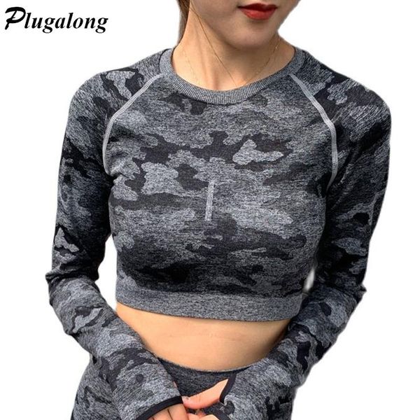 yoga outfit camouflage print crop for fitness shirt bodycon t-shirts women camo blouses holes sportswear tshirts long sleeve
yoga outfit camouflage print crop for fitness shirt bodycon t-shirts women camo blouses holes sportswear tshirts long sleeve