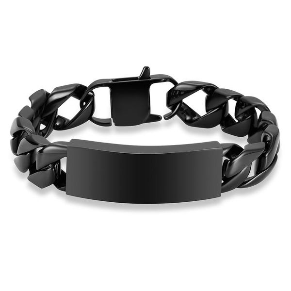 link, chain cremation jewelry urn bracelet for ashes stainless steel cuban link men's bangles keepsake memorial, Black
link, chain cremation jewelry urn bracelet for ashes stainless steel cuban link men's bangles keepsake memorial, Black