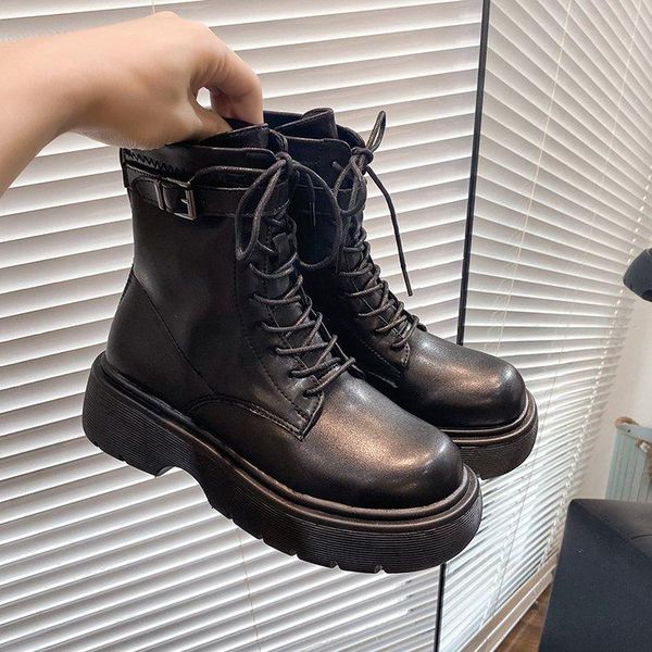 boots fashion platform women shoes for winter ankle punk motorcycle woman booties, Black
boots fashion platform women shoes for winter ankle punk motorcycle woman booties, Black