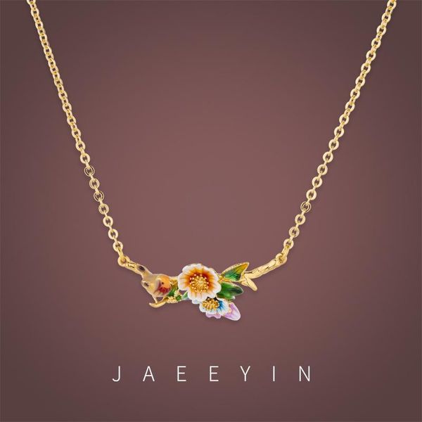 chains jaeeyin versailles garden flower petals hand-painted robins drip necklace pendant ins wind female rural, Silver
chains jaeeyin versailles garden flower petals hand-painted robins drip necklace pendant ins wind female rural, Silver