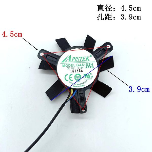fans & coolings emacro for apistek ga51s2u dc 12v 0.18a 45mm server cooler fan hole pitch 39*39*39mm 4-wire pwm
fans & coolings emacro for apistek ga51s2u dc 12v 0.18a 45mm server cooler fan hole pitch 39*39*39mm 4-wire pwm