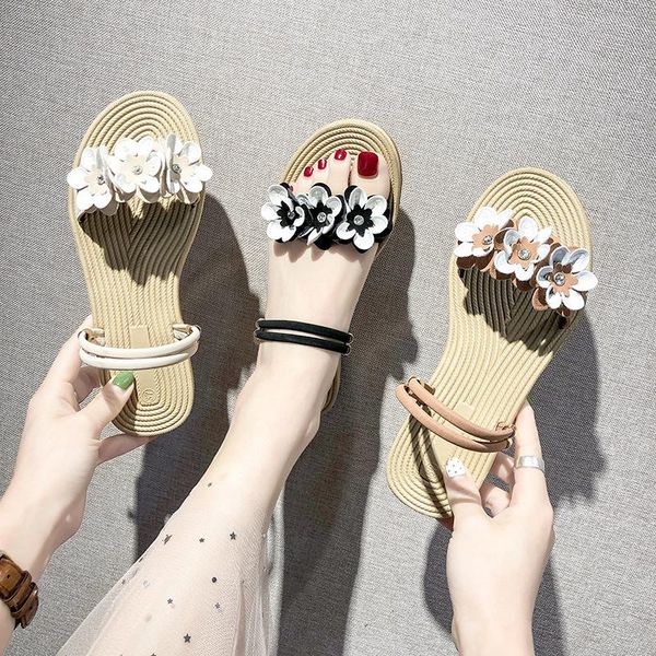 sandals 2021 summer shoes woman elastic ankle strap flat sandalias flowers gladiator beach ladies flip flops, Black
sandals 2021 summer shoes woman elastic ankle strap flat sandalias flowers gladiator beach ladies flip flops, Black
