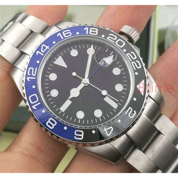 luxury ceramic bezel gmt mens mechanical stainless steel automatic movement 2813 watch men fashion watches designer wristwatches w donatella, Slivery;brown
luxury ceramic bezel gmt mens mechanical stainless steel automatic movement 2813 watch men fashion watches designer wristwatches w donatella, Slivery;brown
