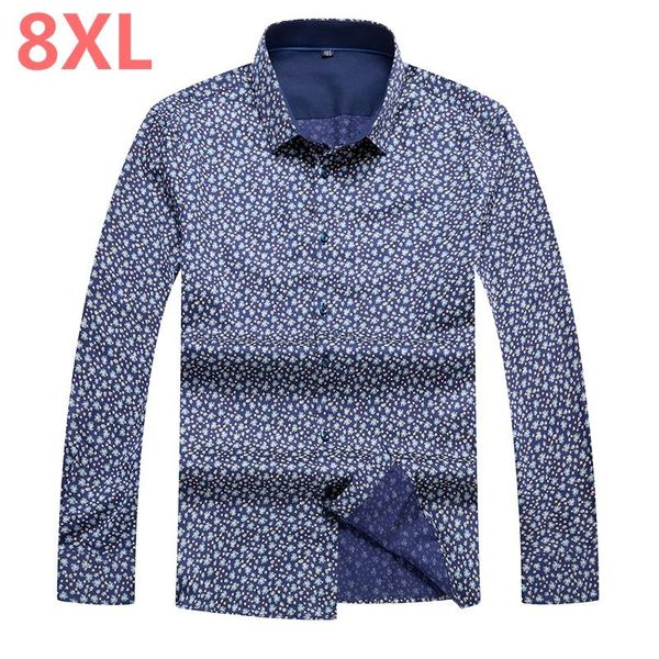 plus 10xl 8xl 6xl 5xl casual print men shirts loose fit male social brand long sleeve business shirt clothes spring men's, White;black
plus 10xl 8xl 6xl 5xl casual print men shirts loose fit male social brand long sleeve business shirt clothes spring men's, White;black