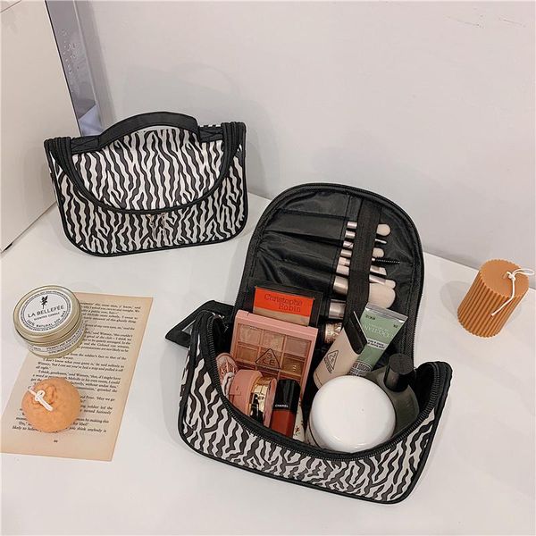 cosmetic bags & cases women zebra pattern zipper bag makeup storage large capacity travel portable toiletry organizer beauty box
cosmetic bags & cases women zebra pattern zipper bag makeup storage large capacity travel portable toiletry organizer beauty box