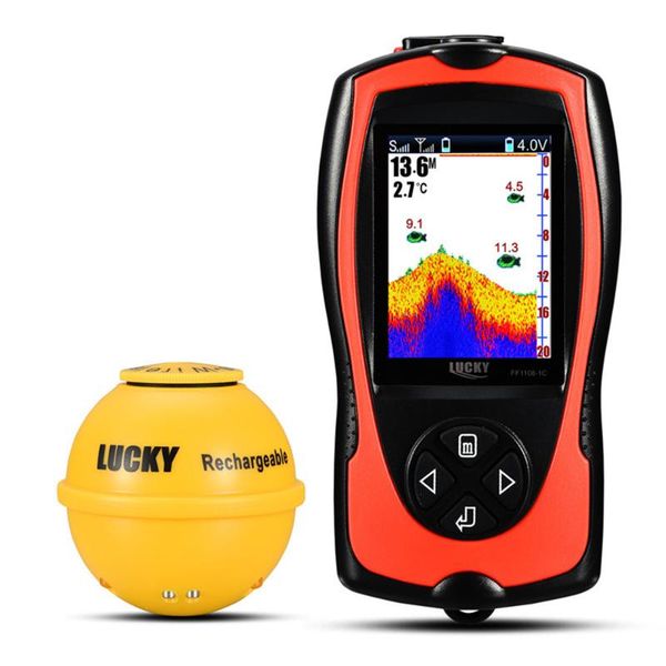 1x fish finder wireless sonar sensor depth locator 45m sounder lucky ff1108-cwla fishing camera
1x fish finder wireless sonar sensor depth locator 45m sounder lucky ff1108-cwla fishing camera