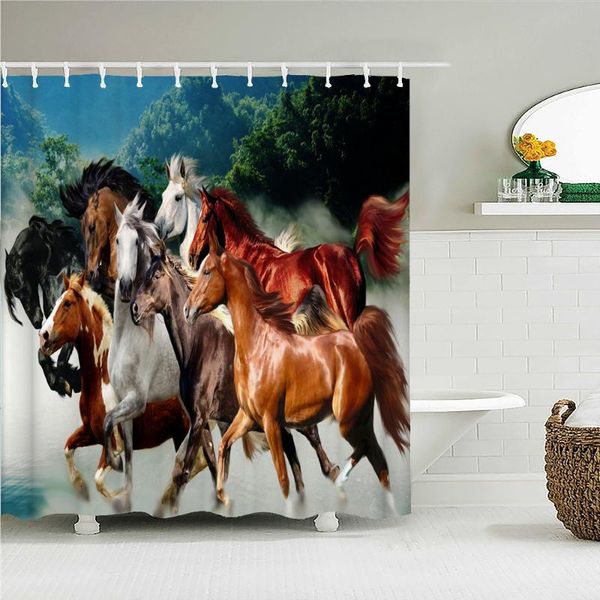 shower curtains 3d horse animal pattern printed fabric bathroom curtain bath screen waterproof home decor with hooks
shower curtains 3d horse animal pattern printed fabric bathroom curtain bath screen waterproof home decor with hooks