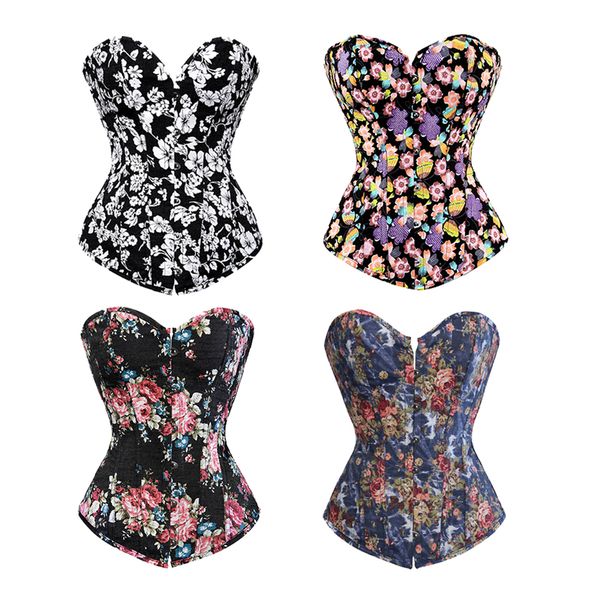 overbust corset printed corset waist cincher sliming women bustier clubwear plus size s-2xl, Black;white
overbust corset printed corset waist cincher sliming women bustier clubwear plus size s-2xl, Black;white