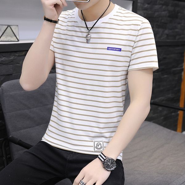 luxury t-shirts men's short trend stripe korean white round neck half sleeve men's 2021 summer loose t-shirt, Black
luxury t-shirts men's short trend stripe korean white round neck half sleeve men's 2021 summer loose t-shirt, Black