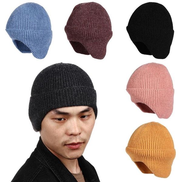 beanie/skull caps cold protection earflap fleece ear cover men/women knitted hats hat warmer warm cap, Blue;gray
beanie/skull caps cold protection earflap fleece ear cover men/women knitted hats hat warmer warm cap, Blue;gray