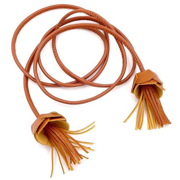 belts 159cm ladies braided belt pu leather fashiontassel thin waist tassels rope waistband female with flower tassel, Black;brown
belts 159cm ladies braided belt pu leather fashiontassel thin waist tassels rope waistband female with flower tassel, Black;brown
