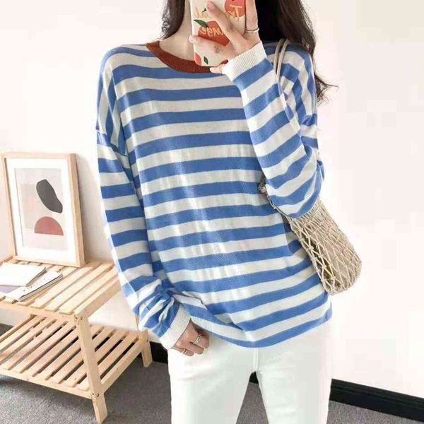 striped women sweaters 2021 autumn korean style wool striped women pullovers harajuku streetwear women clothing wool sweater y1118, White;black
striped women sweaters 2021 autumn korean style wool striped women pullovers harajuku streetwear women clothing wool sweater y1118, White;black