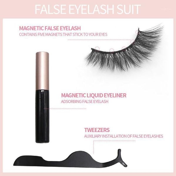 3 pairs of 3d magnetic eyeliner liquid false eyelashes thick natural long set waterproof eye makeup tools1
3 pairs of 3d magnetic eyeliner liquid false eyelashes thick natural long set waterproof eye makeup tools1