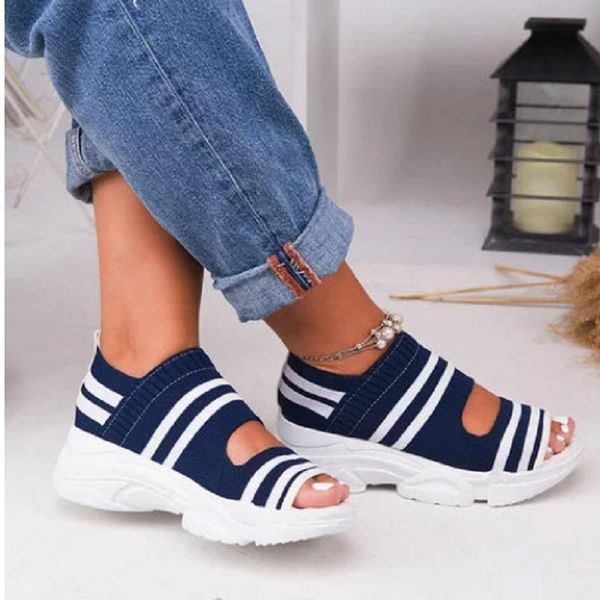 sandals summer women open toe wedges platform ladies shoes knitting lightweight sneakers big size 35-43 zapatos mujer, Black
sandals summer women open toe wedges platform ladies shoes knitting lightweight sneakers big size 35-43 zapatos mujer, Black