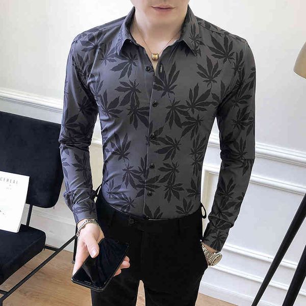 t shirts high dark gray quality of men floral long fashion sleeve 2021 lean spring casual fit blouse homme streetwear club tuxedo dzyw, White;black
t shirts high dark gray quality of men floral long fashion sleeve 2021 lean spring casual fit blouse homme streetwear club tuxedo dzyw, White;black