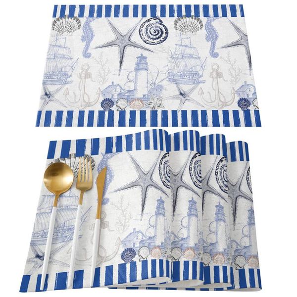 mats & pads marine life lighthouse blue table for dining kitchen accessories modern home decor car
mats & pads marine life lighthouse blue table for dining kitchen accessories modern home decor car
