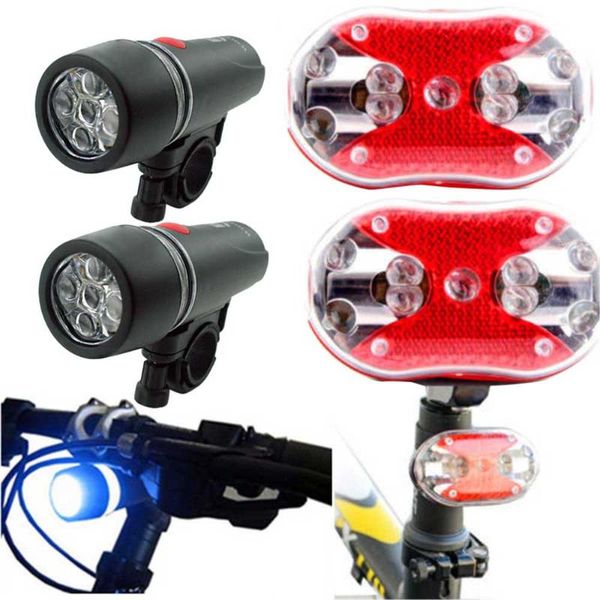 bike lights 2 sets bright bicycle cycling 5 led head light + 9 rear ultra-bright safety front&tail
bike lights 2 sets bright bicycle cycling 5 led head light + 9 rear ultra-bright safety front&tail