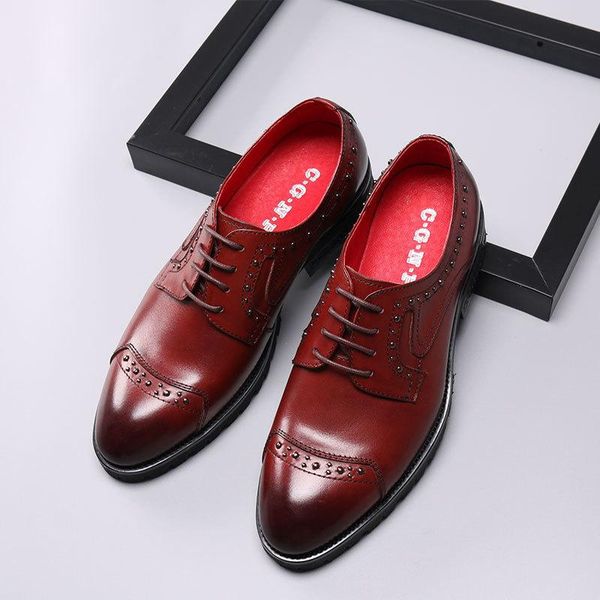 dress shoes leather lace-up business zapatos de hombre wedding comfortable, Black
dress shoes leather lace-up business zapatos de hombre wedding comfortable, Black