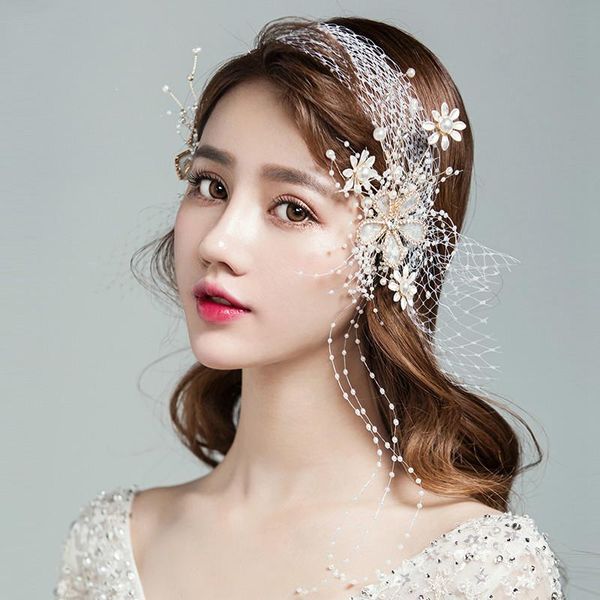hair clips & barrettes 2021 korean elegant sweet flower ribbon wedding jewelry pearl lace accessories jewelery sets for women, Golden;silver
hair clips & barrettes 2021 korean elegant sweet flower ribbon wedding jewelry pearl lace accessories jewelery sets for women, Golden;silver