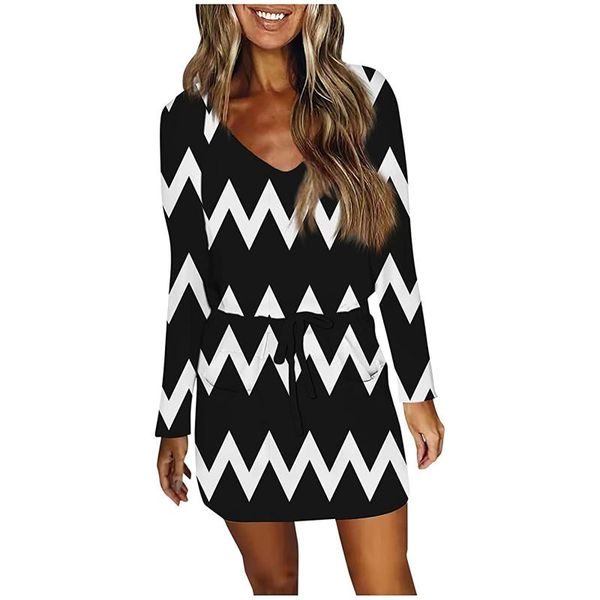 casual dresses 2021 women's dress striped patchwork plus size v-neck short sleeve ladies pocket drawstring, Black;gray
casual dresses 2021 women's dress striped patchwork plus size v-neck short sleeve ladies pocket drawstring, Black;gray