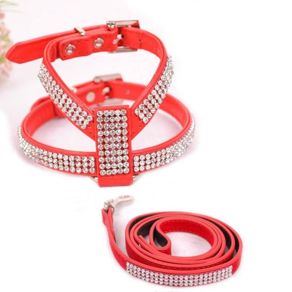 dog collars & leashes harness with leash set pet leather dogs walking safety strap for chihuahua teddy vest 4 color
dog collars & leashes harness with leash set pet leather dogs walking safety strap for chihuahua teddy vest 4 color