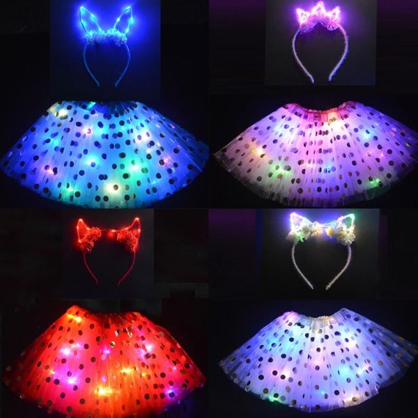 christmas led polka dot tutu skirt flower crown cat headband luminous clothes glow clothing party gift wedding birthday decoration
christmas led polka dot tutu skirt flower crown cat headband luminous clothes glow clothing party gift wedding birthday decoration