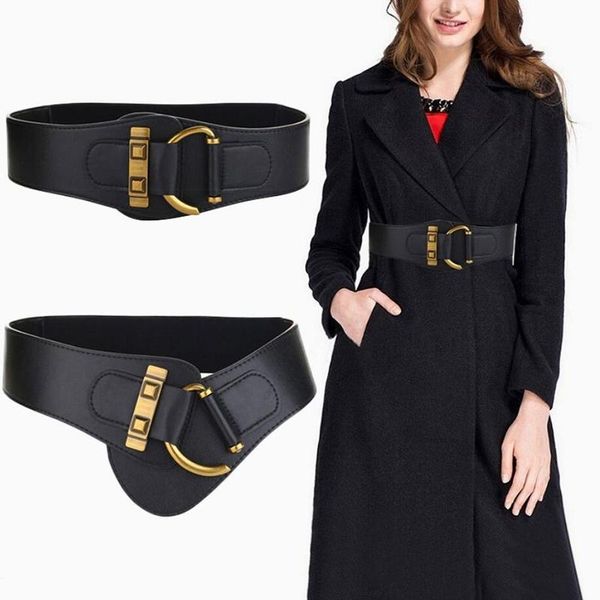 belts genuine leather wide belt fashion retro gold metal buckle women winter coats suits slim waistband, Black;brown
belts genuine leather wide belt fashion retro gold metal buckle women winter coats suits slim waistband, Black;brown
