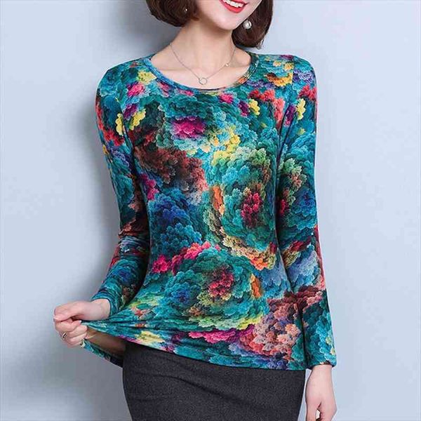blouses women plus size 5xl korean style spring autumn long sleeve o-neck elegant print women blouse blusas femininas, White
blouses women plus size 5xl korean style spring autumn long sleeve o-neck elegant print women blouse blusas femininas, White