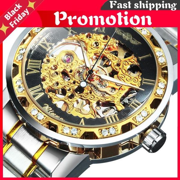 wristwatches transparent fashion diamond luminous royal design mens watches male mechanical skeleton gold wrist watch, Slivery;brown
wristwatches transparent fashion diamond luminous royal design mens watches male mechanical skeleton gold wrist watch, Slivery;brown
