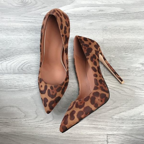 dress shoes fashion pointed toe ladies high heel women's pumps faux suede leopard heels woman cm 12 female party, Black
dress shoes fashion pointed toe ladies high heel women's pumps faux suede leopard heels woman cm 12 female party, Black