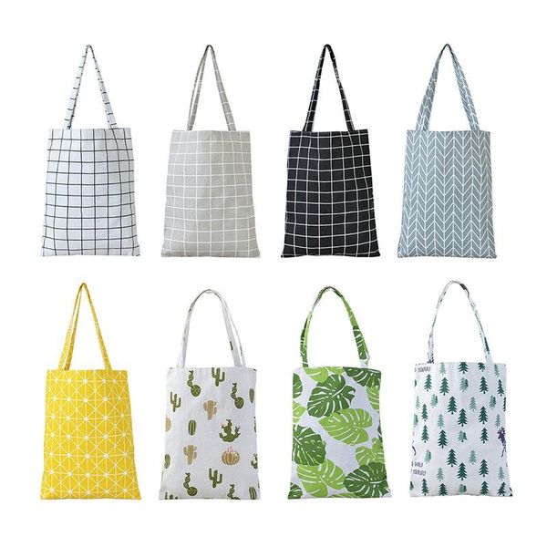 storage bags women 8 colors shopper bag plaid linen cotton canvas shopping shoulder eco-friendly folding portable grocery tote
storage bags women 8 colors shopper bag plaid linen cotton canvas shopping shoulder eco-friendly folding portable grocery tote