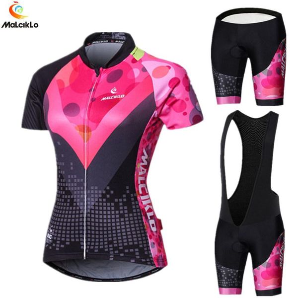 racing sets malciko pink cycling jersey women sets/2021 ropa ciclismo mujer breathable summer clothing woman bike clothes skinsuit, Black;blue
racing sets malciko pink cycling jersey women sets/2021 ropa ciclismo mujer breathable summer clothing woman bike clothes skinsuit, Black;blue