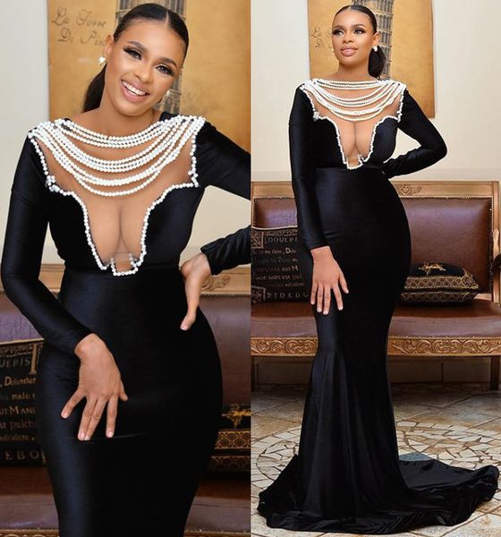2021 plus size arabic aso ebi black mermaid stylish prom dresses sheer neck pearls evening formal party second reception gowns dress zj603
2021 plus size arabic aso ebi black mermaid stylish prom dresses sheer neck pearls evening formal party second reception gowns dress zj603