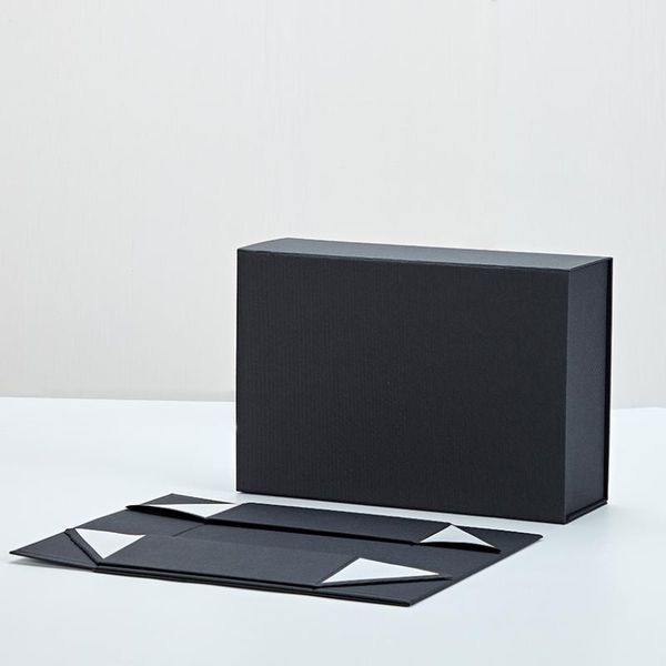 customised logo and printing carain 1200g strong paperboard foldable rigid paper black gift package box wrap
customised logo and printing carain 1200g strong paperboard foldable rigid paper black gift package box wrap