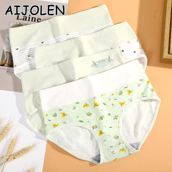 women's panties aijolen green printed floral cotton soft large size underwear mid-waist and abdomen underpants stripe briefs for women, Black;pink
women's panties aijolen green printed floral cotton soft large size underwear mid-waist and abdomen underpants stripe briefs for women, Black;pink